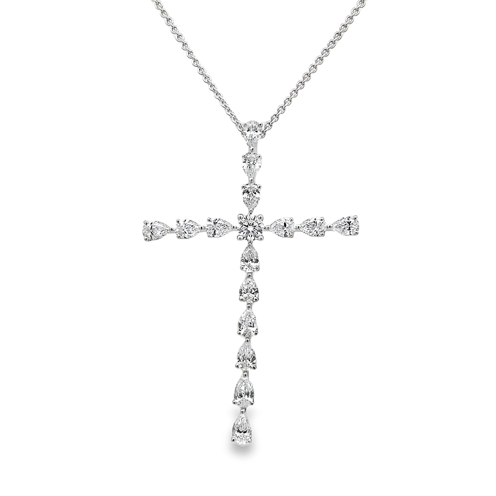 Imagen principal Dije de Cruz de Diamantes