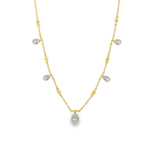Collar Colgantes Diamantes
