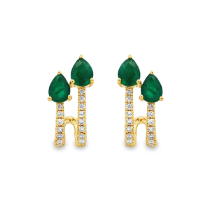 Argollas 4 Esmeraldas
