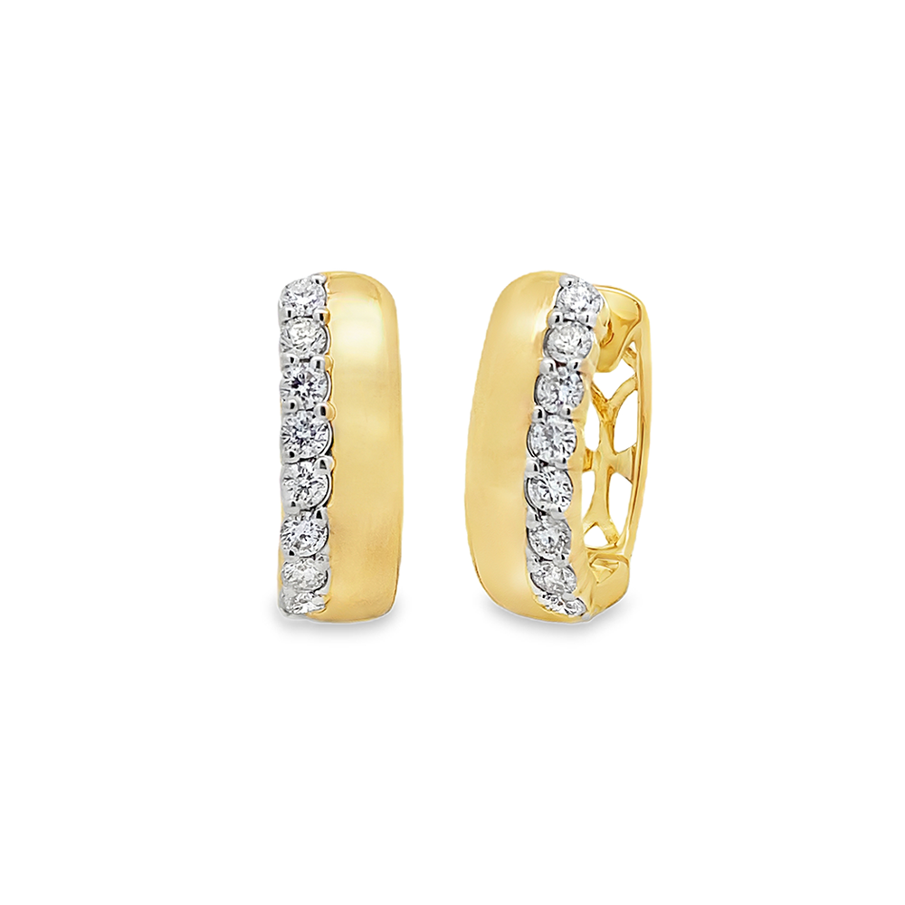 Slide Argollas con Brillantes