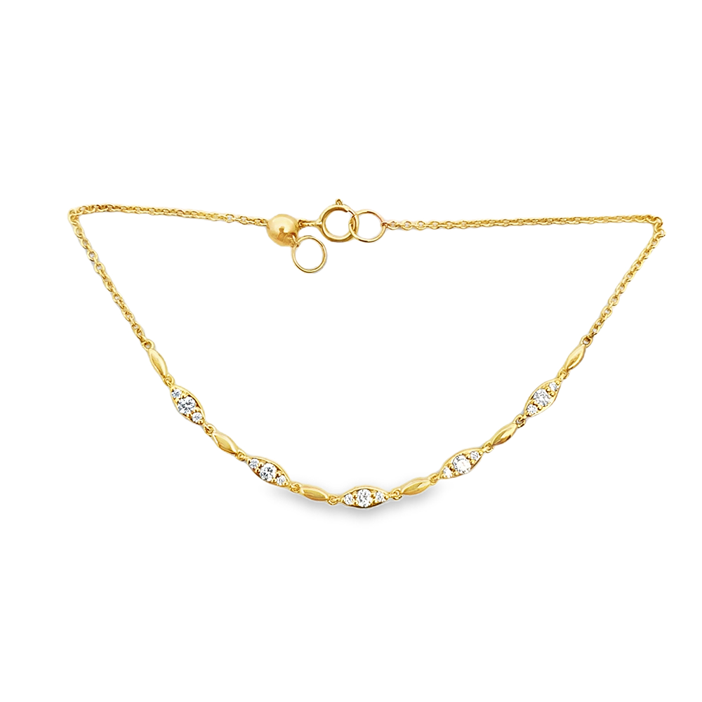 Imagen principal Pulsera Ajustable con 15 Brillantes