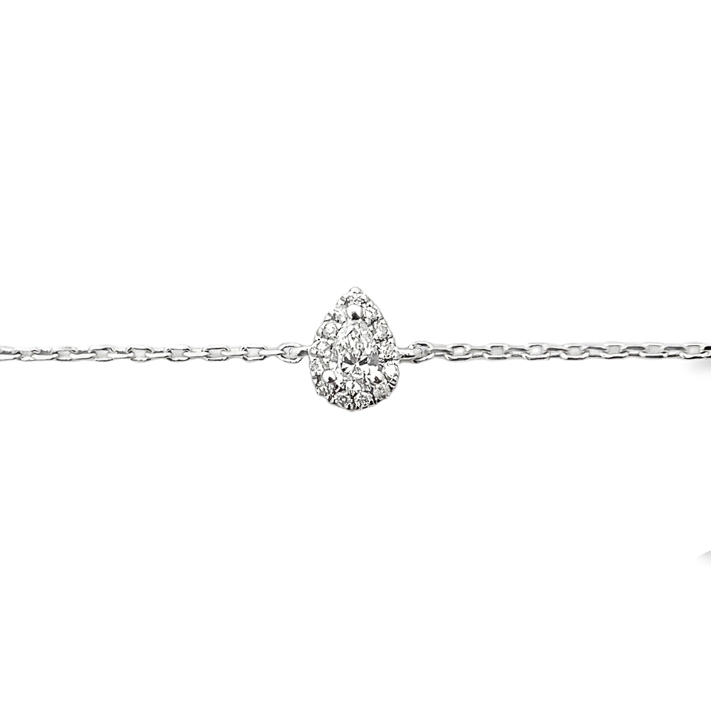 Slide Pulsera Gota de Brillantes