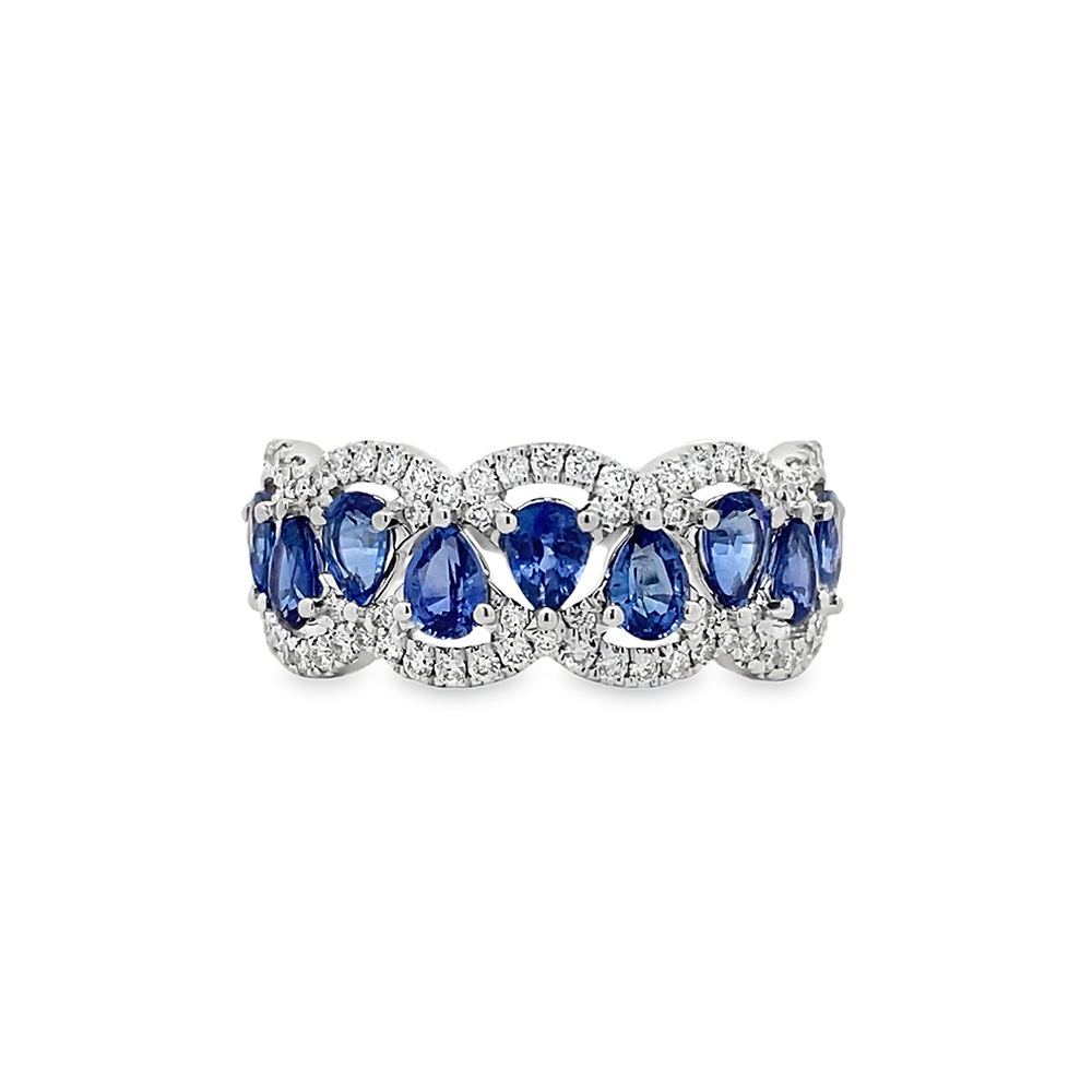 Imagen principal Anillo 9 Zafiros
