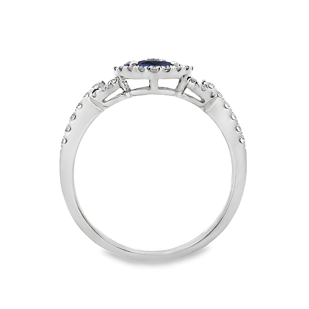 Slide Anillo 4 Zafiros