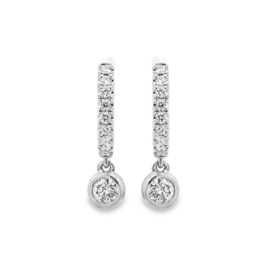 Argollas Colgantes Brillantes