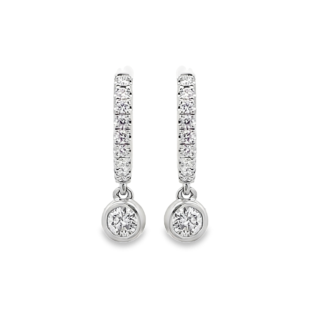 Imagen principal Argollas Colgantes Brillantes