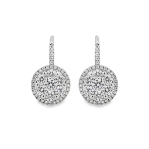 Argollas Colgantes Brillantes