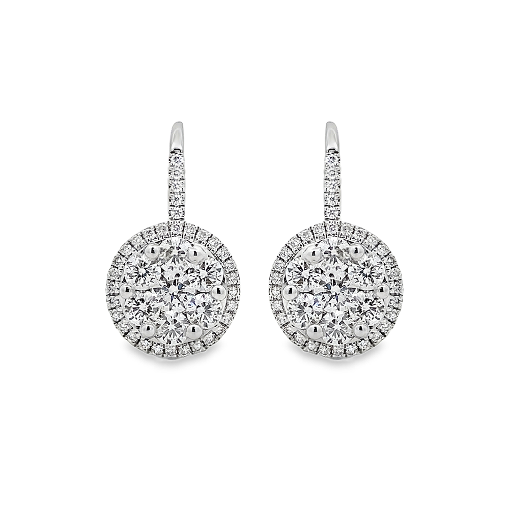 Imagen principal Argollas Colgantes Brillantes