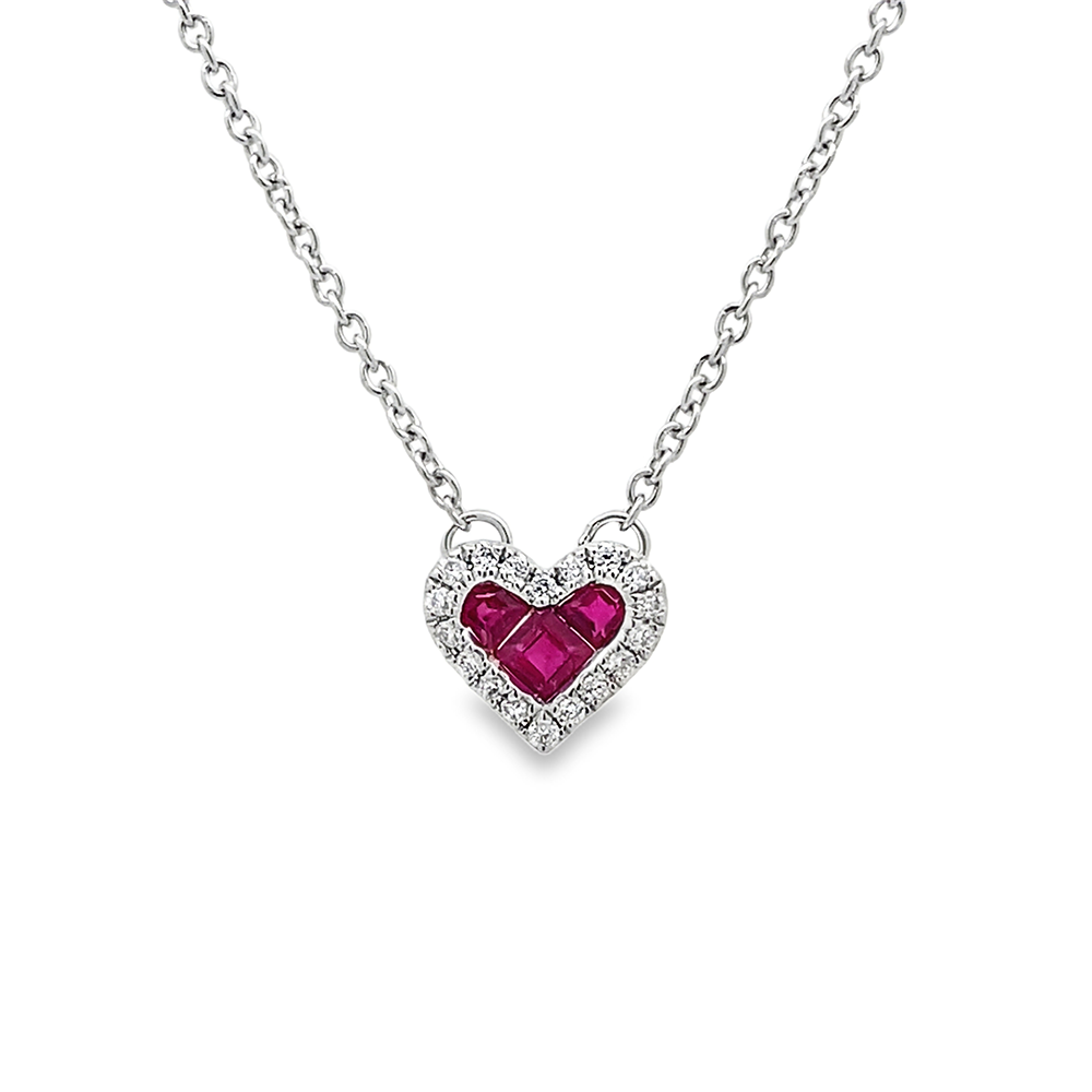 Imagen principal Pendantif Corazón de Rubíes