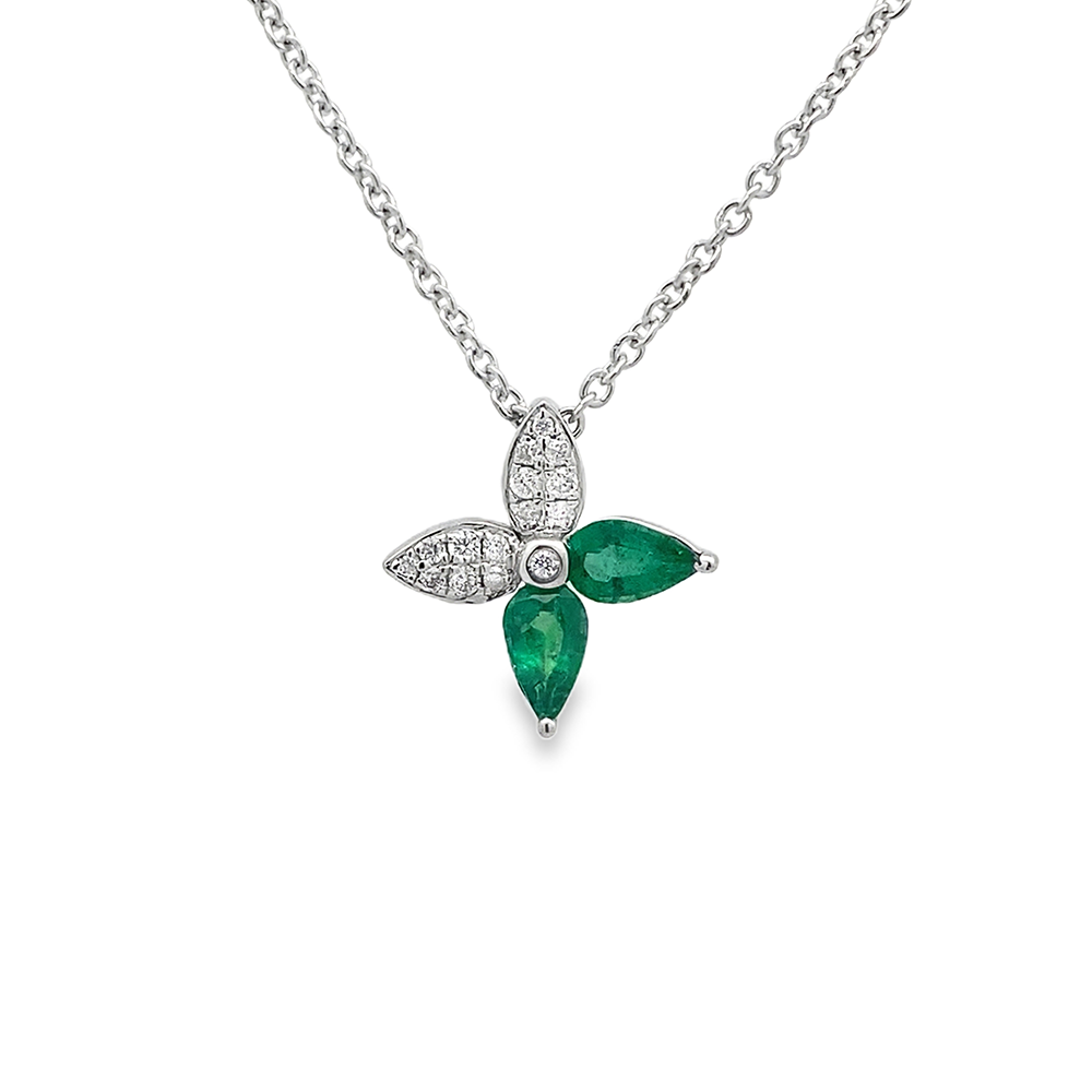 Imagen principal Pendantif Esmeraldas y Brillantes