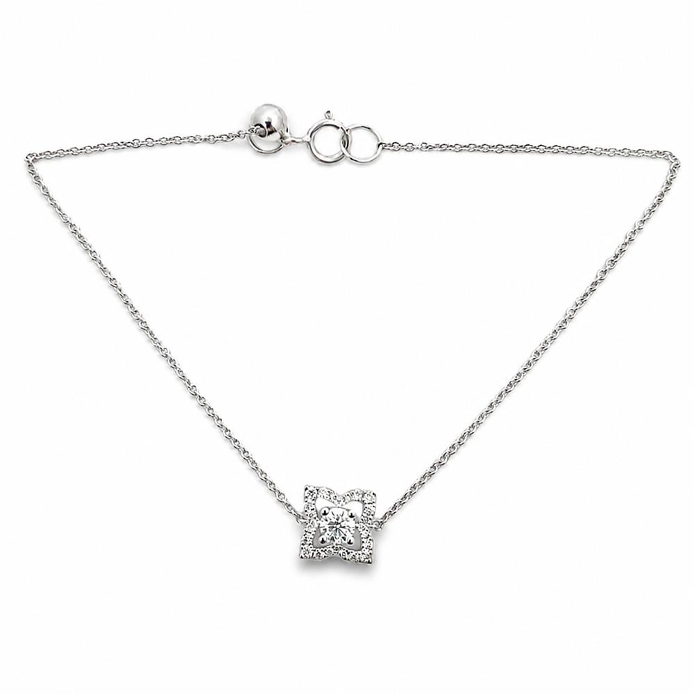 Imagen principal Pulsera Flor con Brillantes
