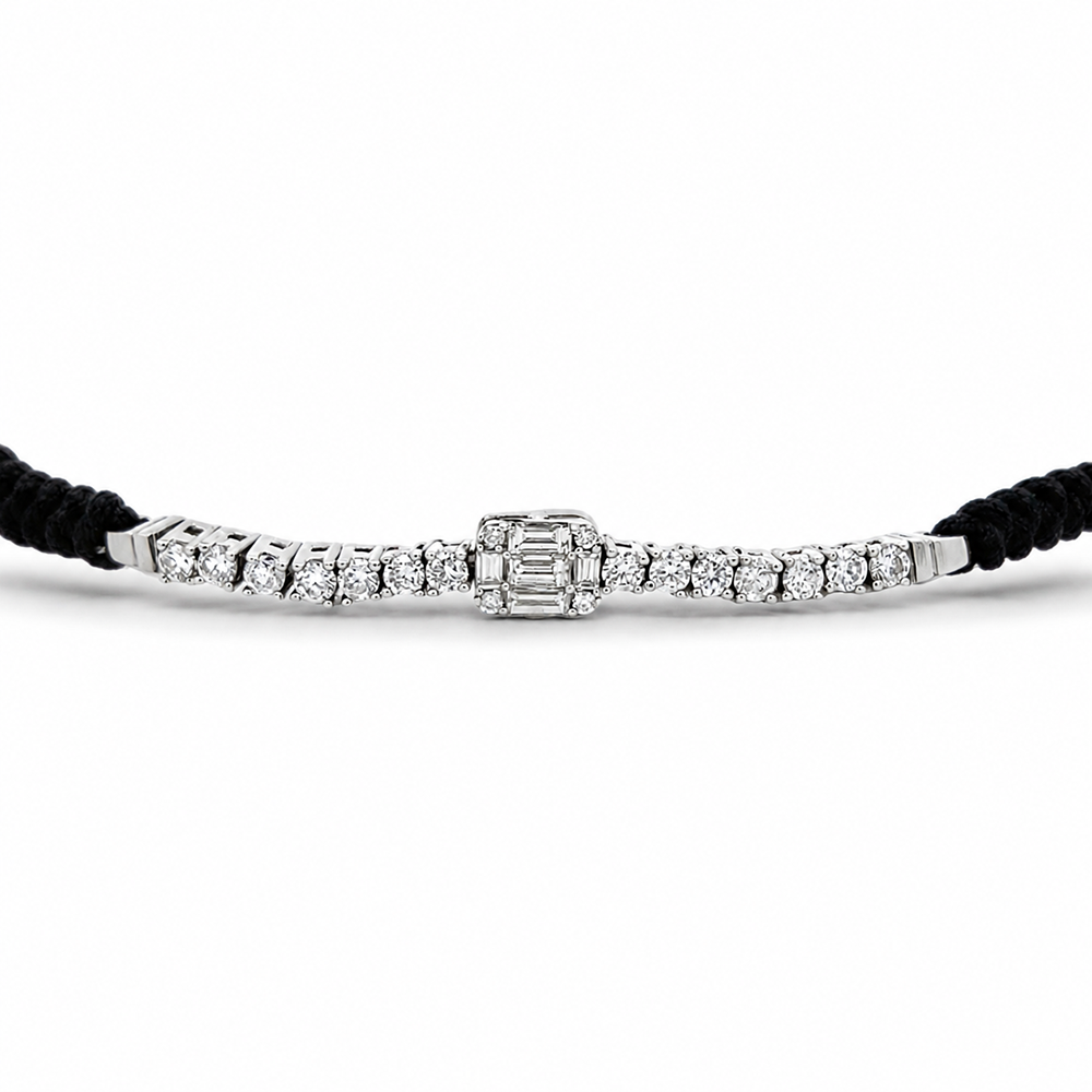 Slide Pulsera Pita con Diamantes