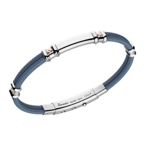 Bangle Doble Cable Azul Zancan