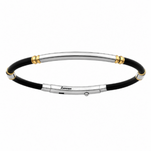 Bangle Tubo de Silicona Negra Zancan