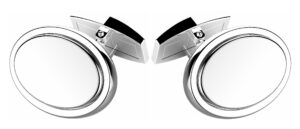 Gemelos Oval Satinado Zancan
