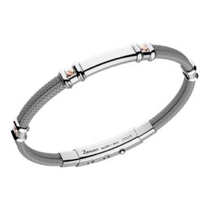 Bangle Doble Cable Gris Zancan