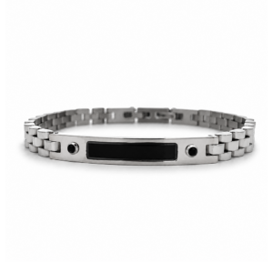 Pulsera con Espinelas Negras Zancan