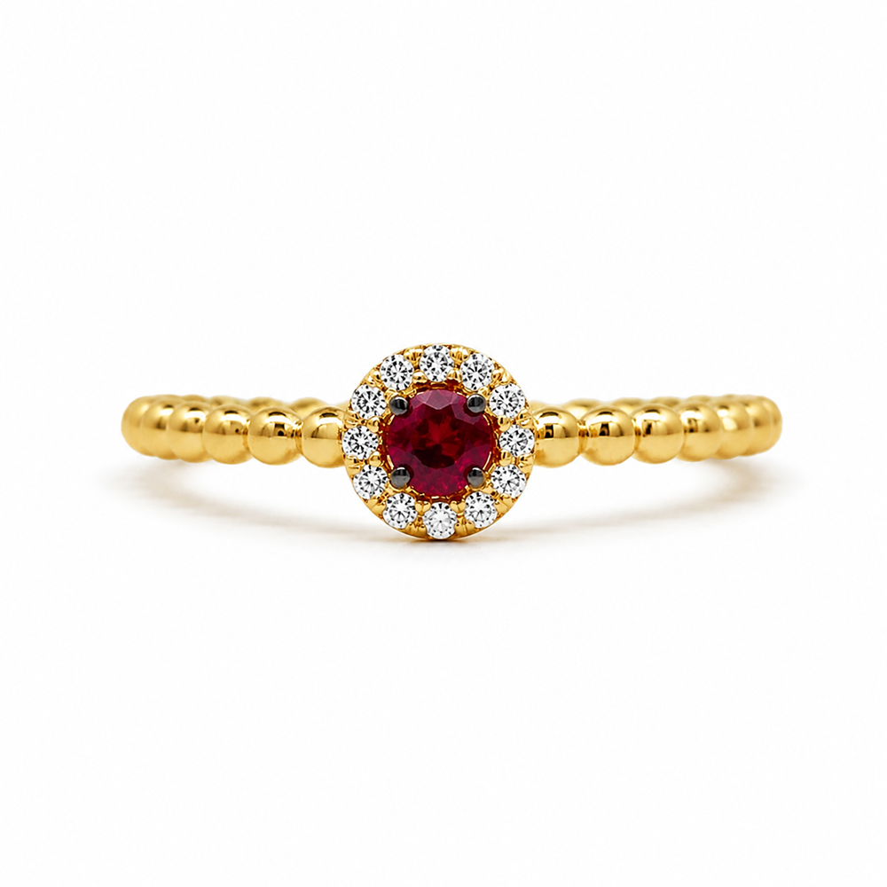 Imagen principal Anillo con Rubí y Brillantes