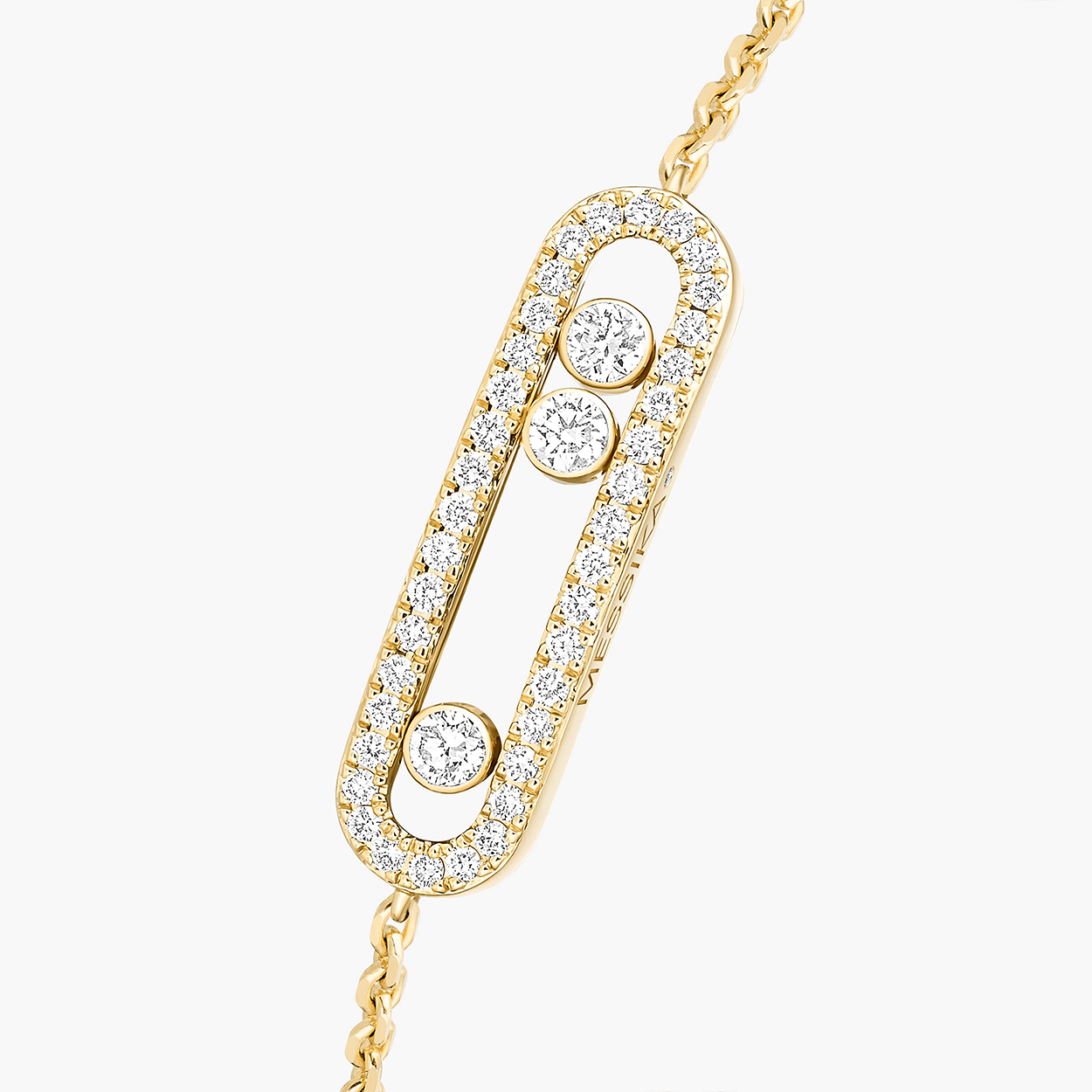 Slide Pulsera Baby Move Pavé Messika