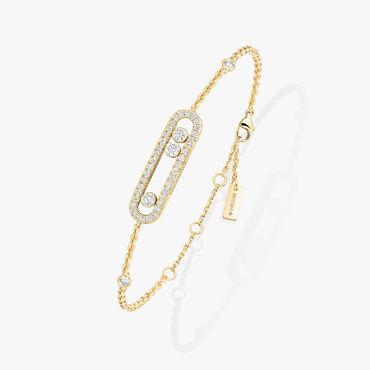 Slide Pulsera Baby Move Pavé Messika
