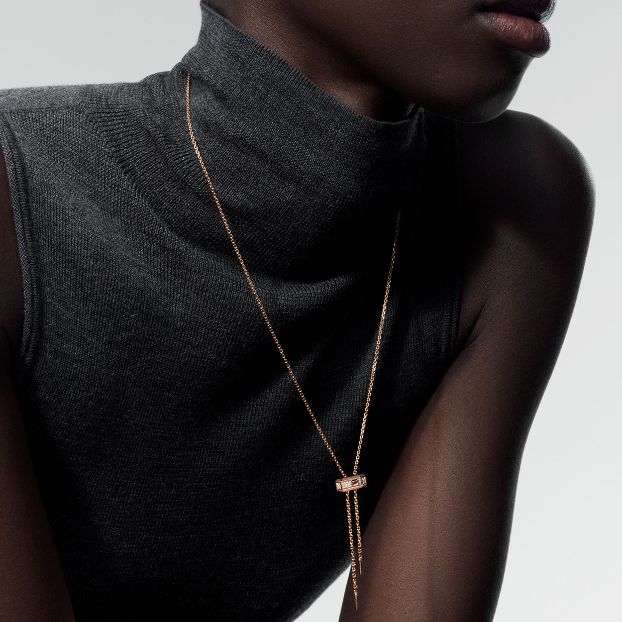 Slide Collar Moderniste Pavé Messika