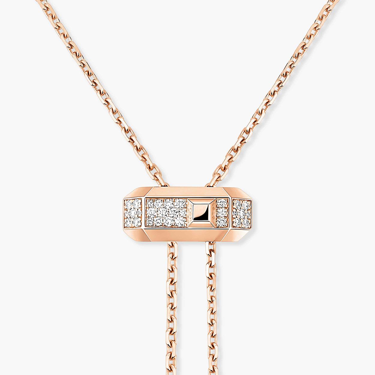 Slide Collar Moderniste Pavé Messika