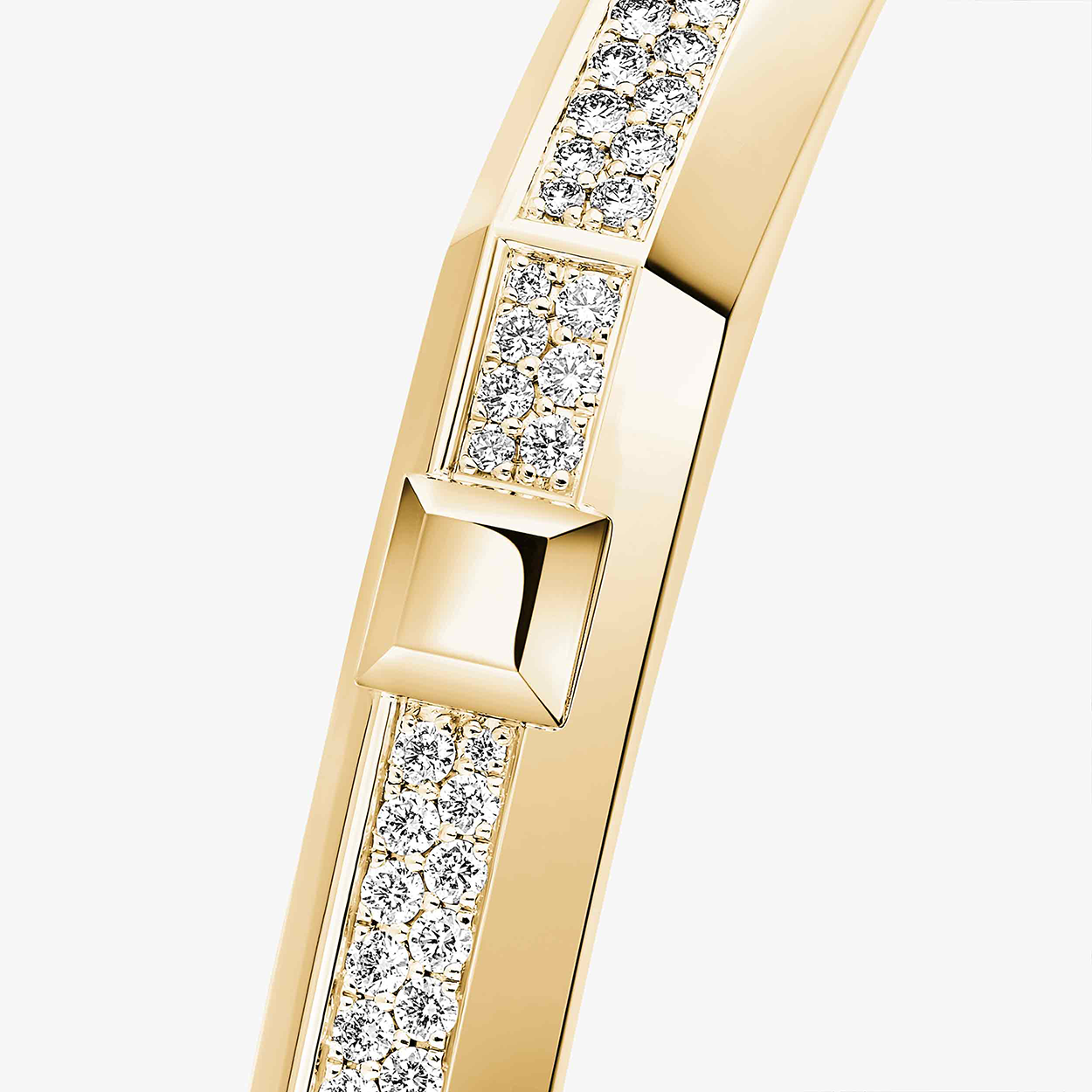 Slide Bangle Moderniste Pavé Messika