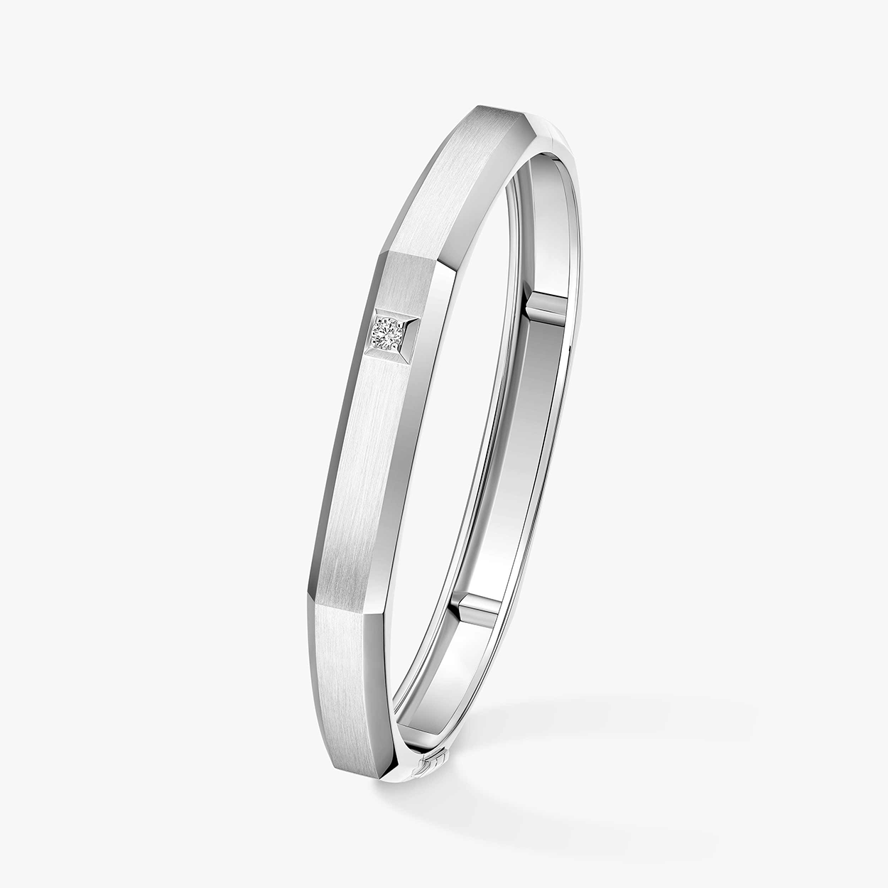 Slide Bangle Moderniste Brushed Messika