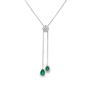 Lario con Esmeraldas y Brillantes