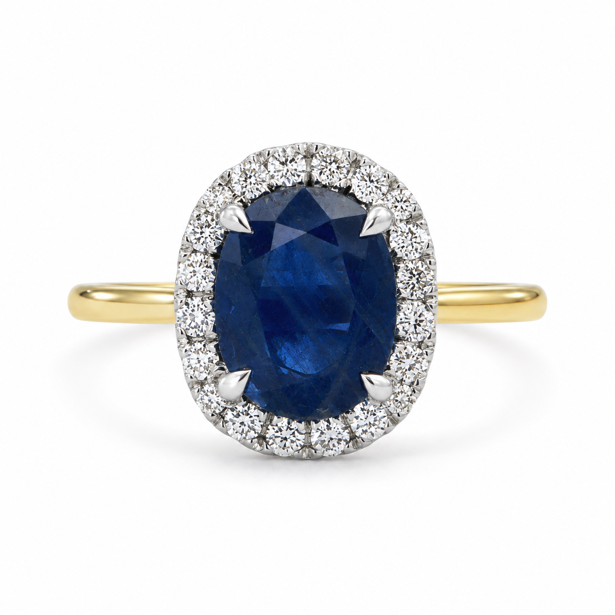 Imagen principal Anillo Lady Di con Zafiro