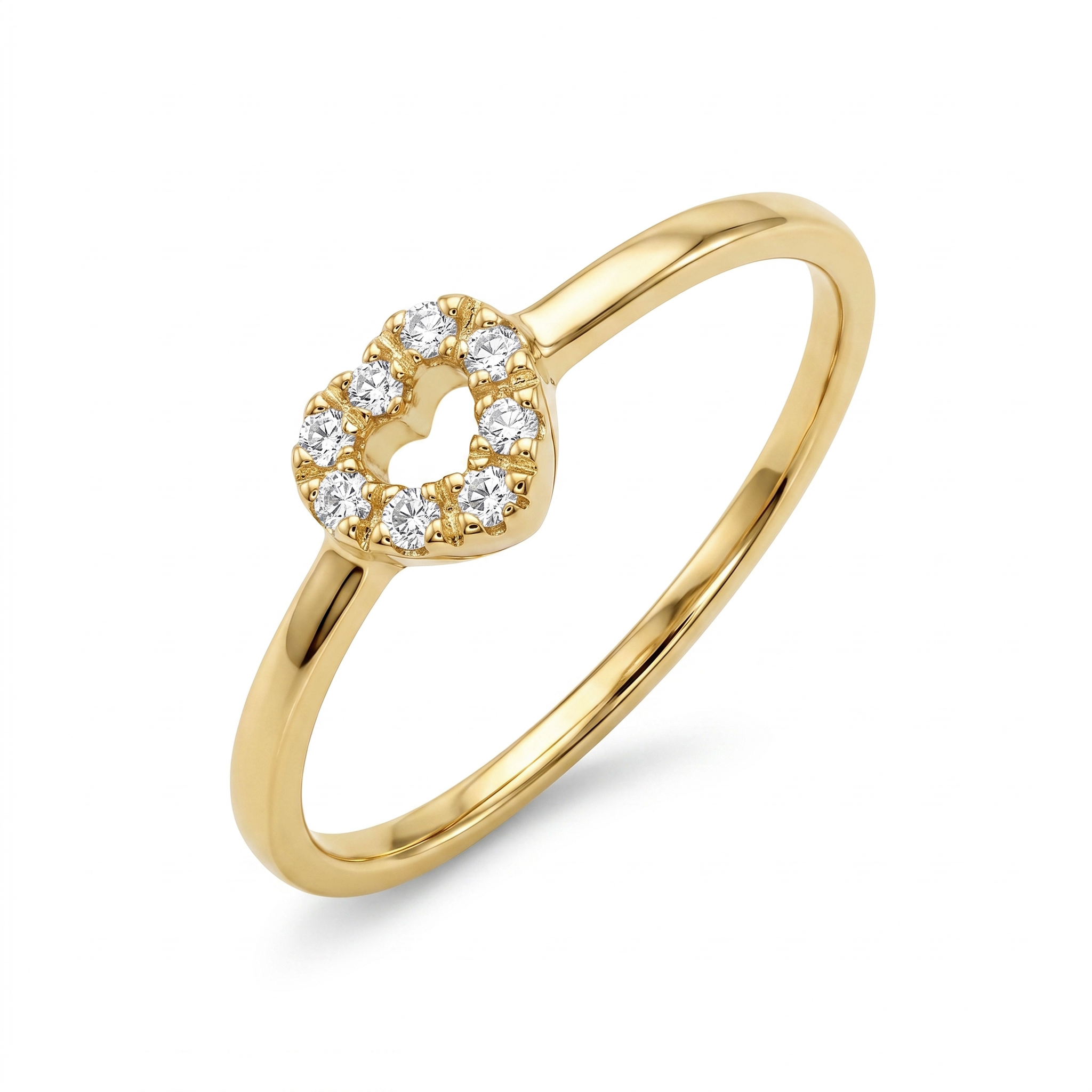 Slide Anillo de Promesa Corazón