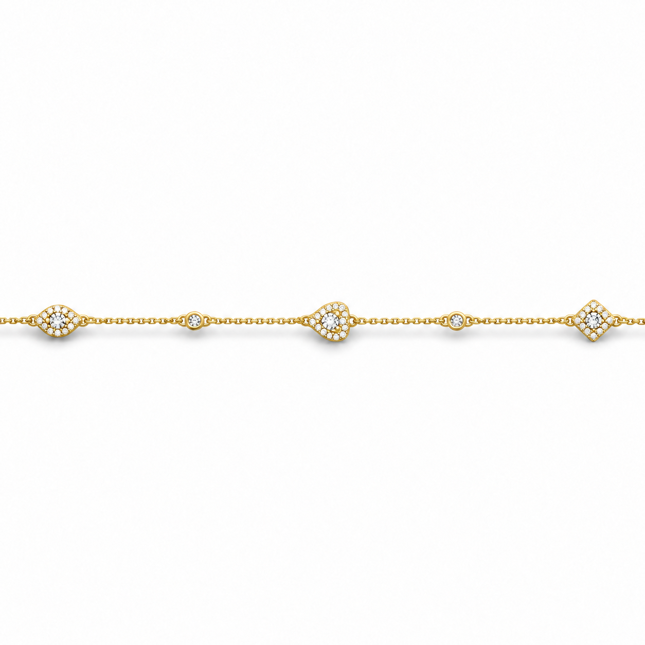 Slide Pulsera con Brillantes