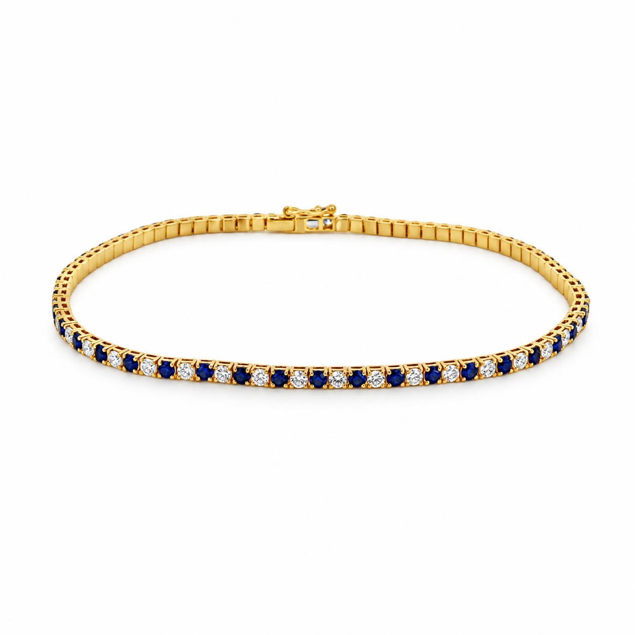 Imagen principal Pulsera Tennis con Zafiros y Brillantes