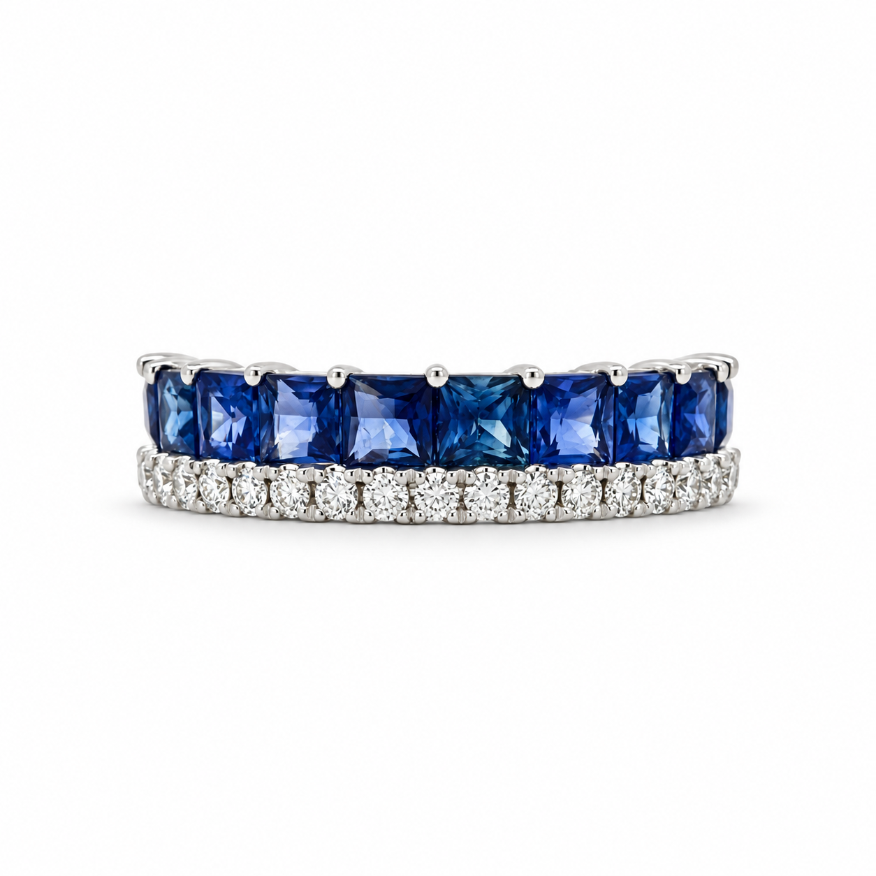 Imagen principal Anillo con 10 Zafiros y Brillantes