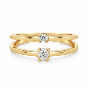 Anillo de Promesa 2 Hileras