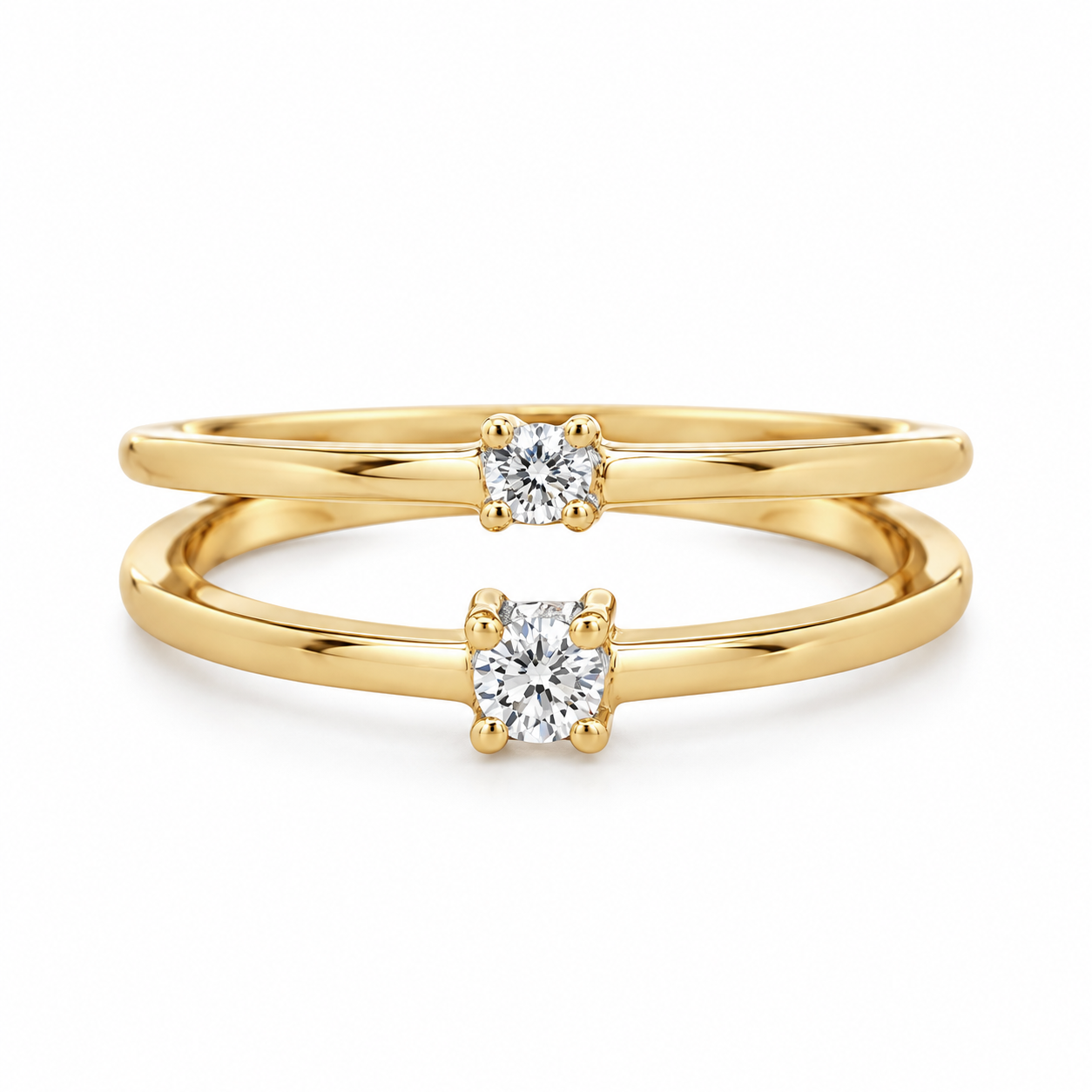 Imagen principal Anillo de Promesa 2 Hileras