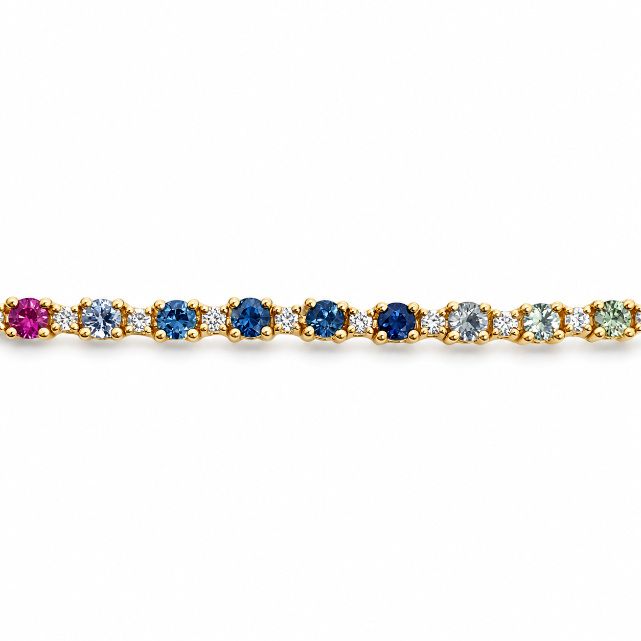 Slide Pulsera Tennis Multicolor