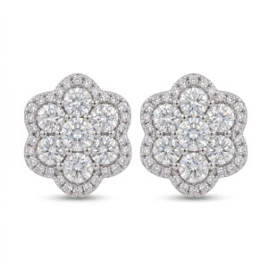 Aretes Flor con Ruedo