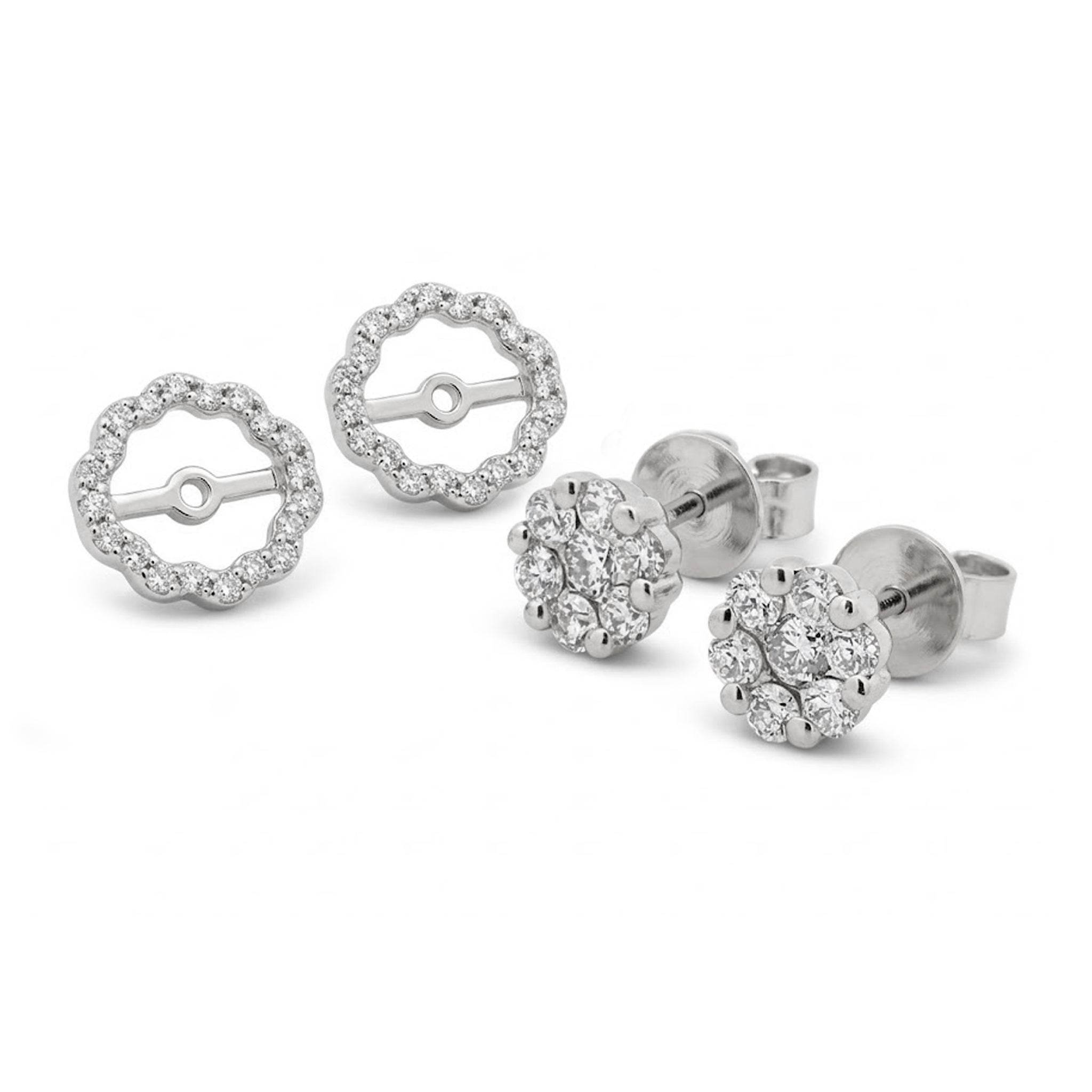 Slide Aretes Roseta con Ruedo 2 en 1