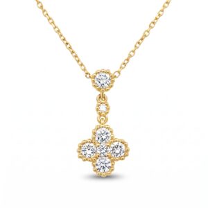 Pendantif Flor con Brillantes
