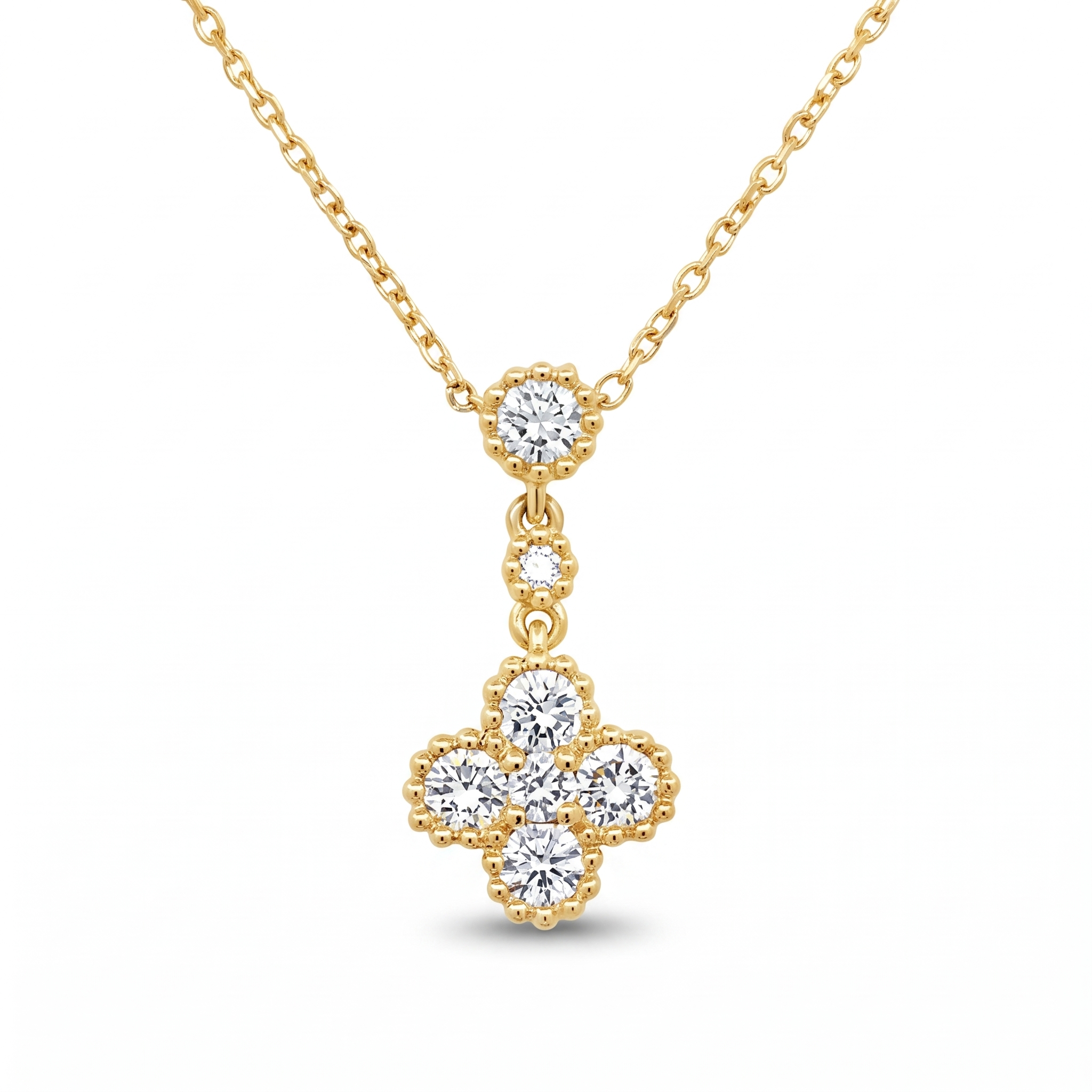 Imagen principal Pendantif Flor con Brillantes