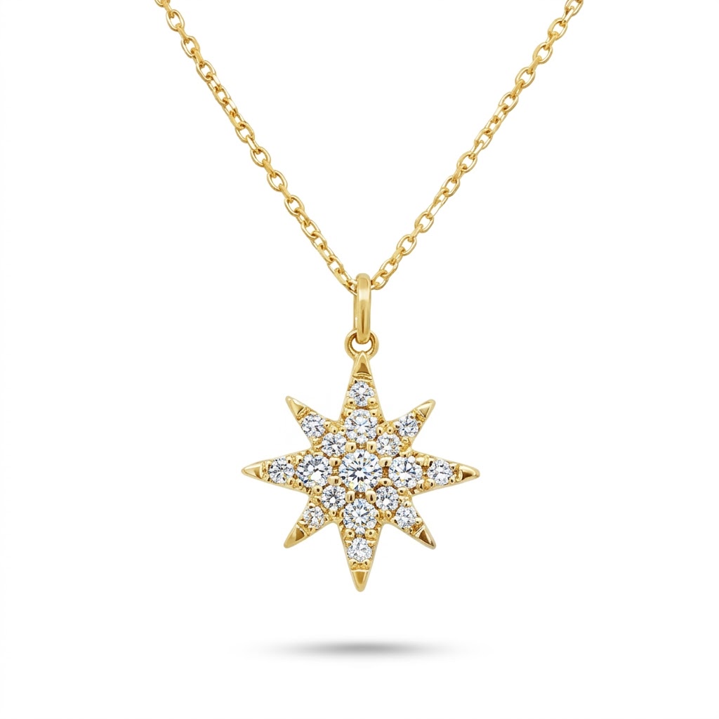 Imagen principal Pendantif Estrella con Brillantes