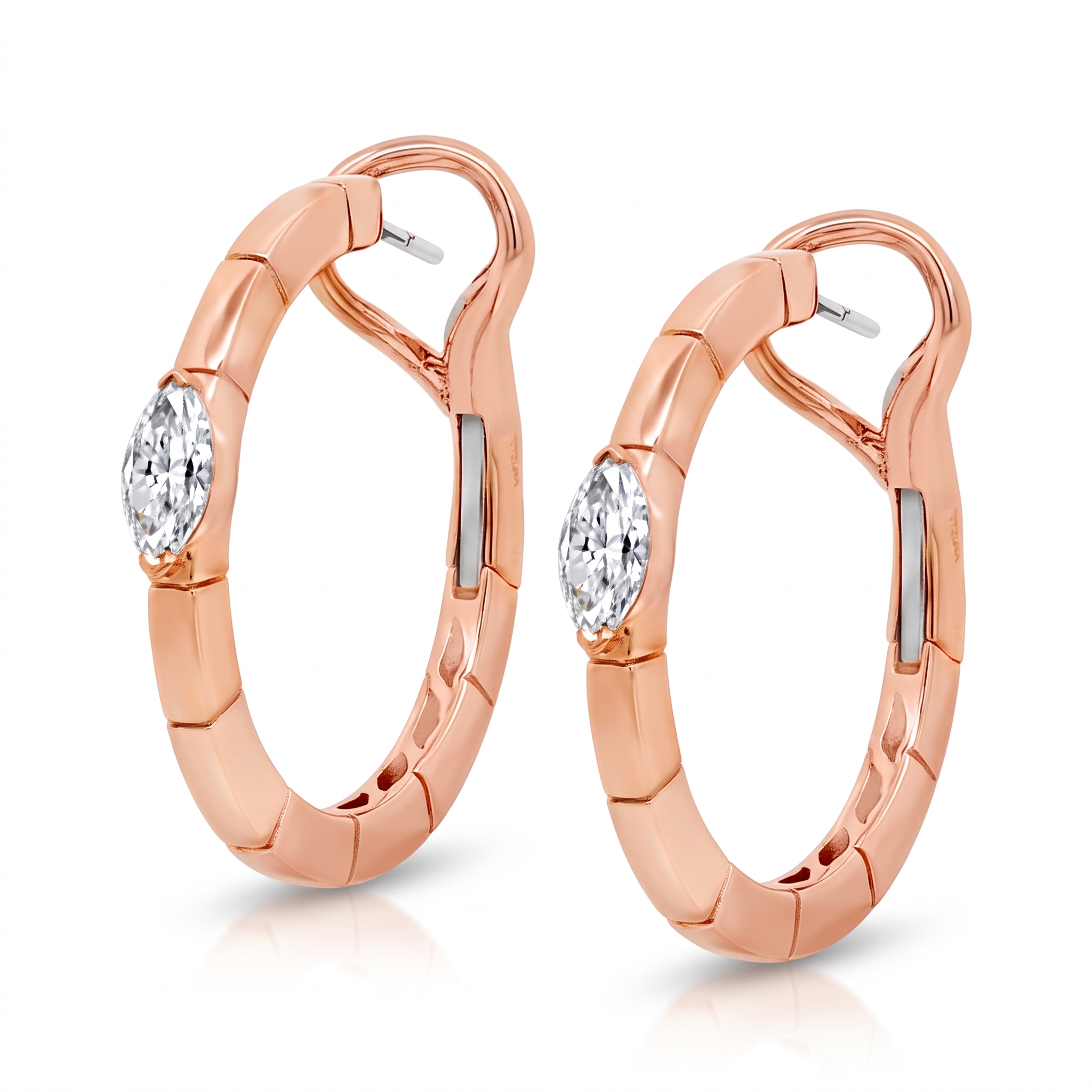 Slide Argollas con Diamantes