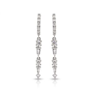 Argollas con diamantes